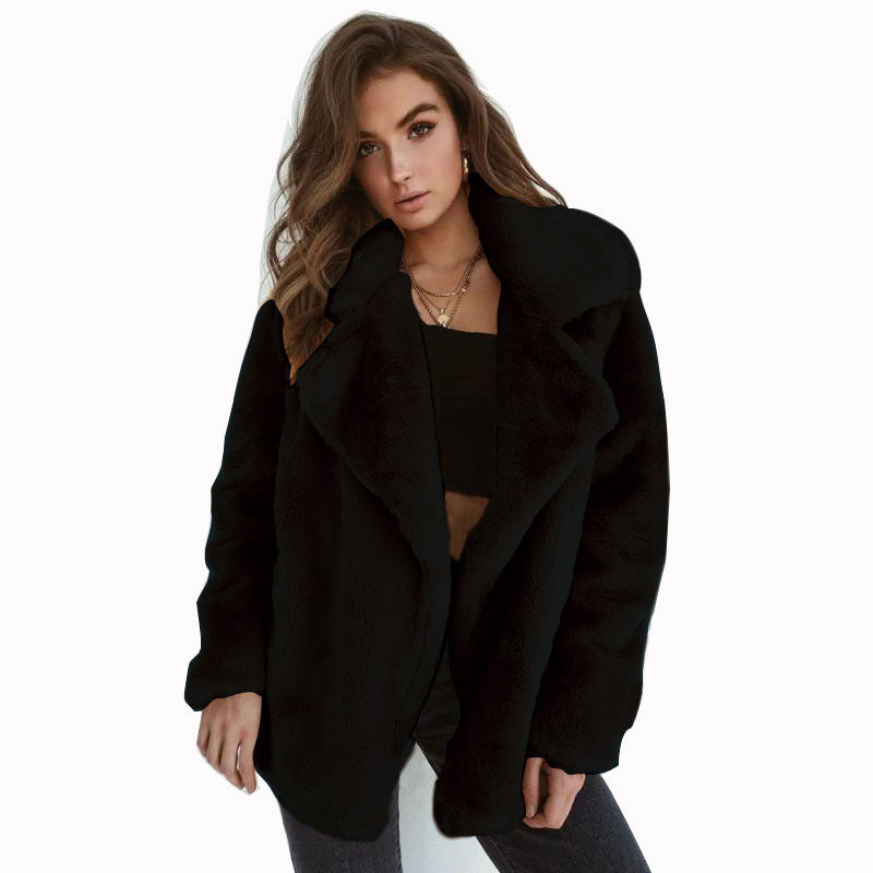 Veste Sexy en Peluche : Confort et Élégance pour un Look Glamour"