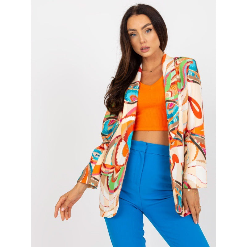 Veste Multicolore pour Femme – Style Élégant