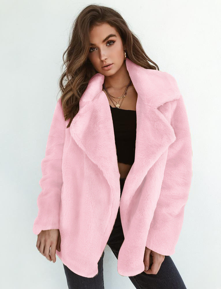 Veste Sexy en Peluche : Confort et Élégance pour un Look Glamour"